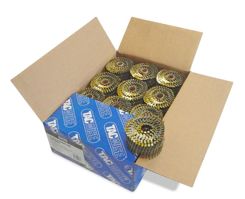 Tacwise 0429 Type 2.7/64mm Bright Flat Top Coil Nails