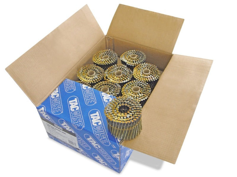 Tacwise 0965 Type 2.8/83mm Bright Flat Top Coil Nails