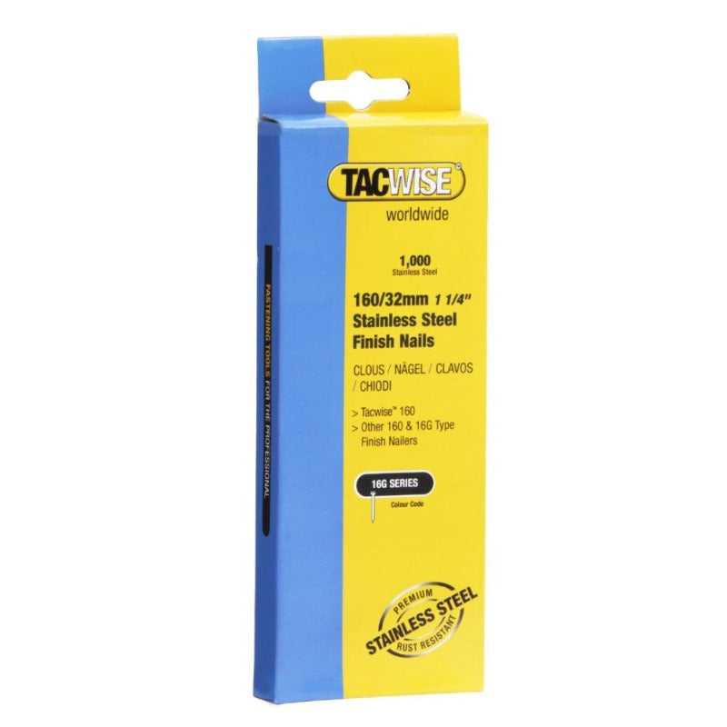 Tacwise 1096 Stainless Steel Brads 16/32