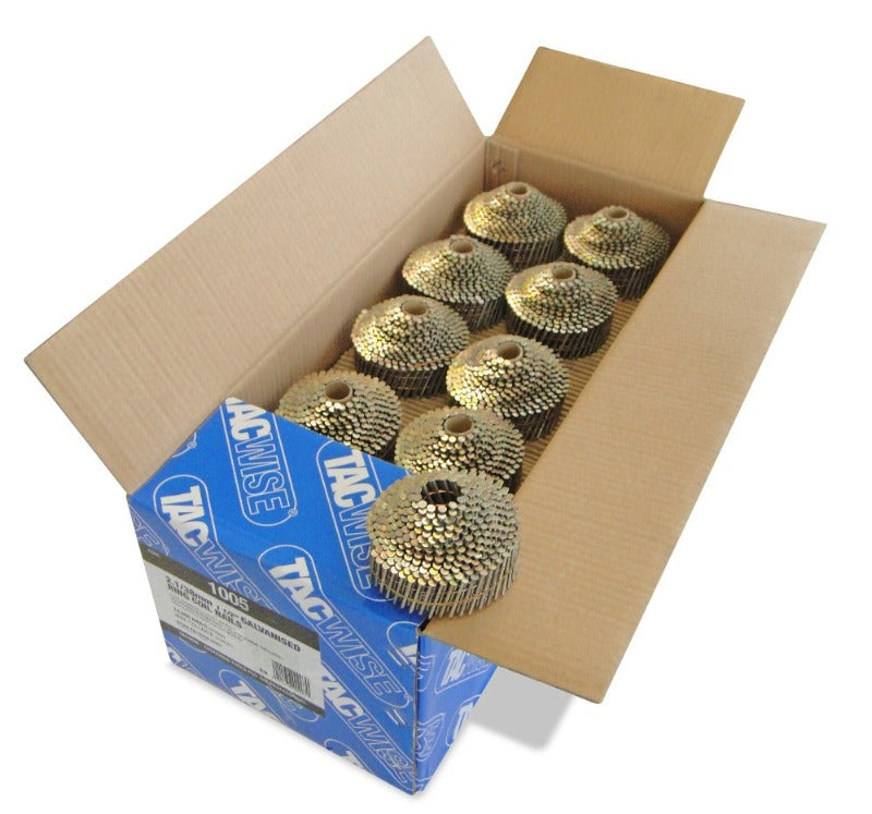 Tacwise 1005 Coil Nails 2.1 x 38mm Galv Ring