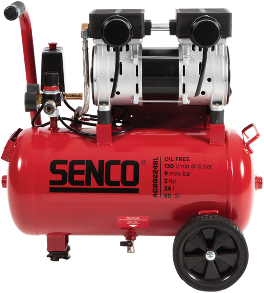 Senco AC20224BL-UK, Low Noise Air Compressor 110V AFN0038UK