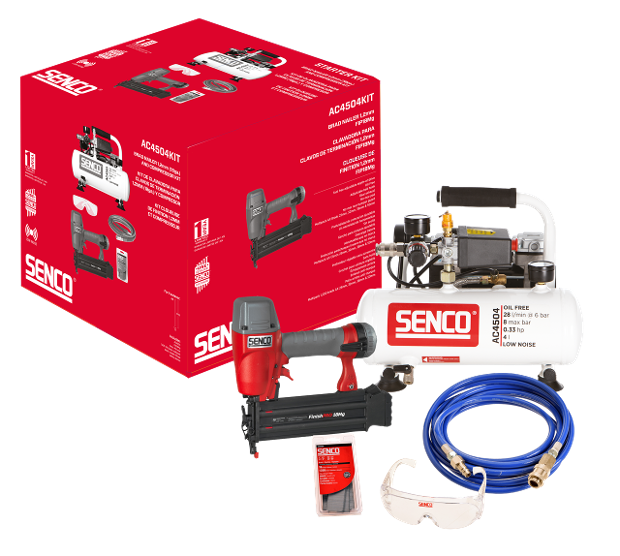 Senco AC4504 FinishPro18MG Starter Kit 110V Collated Fasteners senco-ac4504-finishpro18mg-starter-kit-110v-collated-fasteners