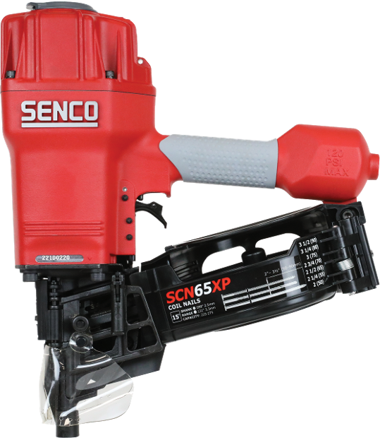 Senco SCN65XP, Coil Nailer, Dual Action Trigger 542001N Collated Fasteners
