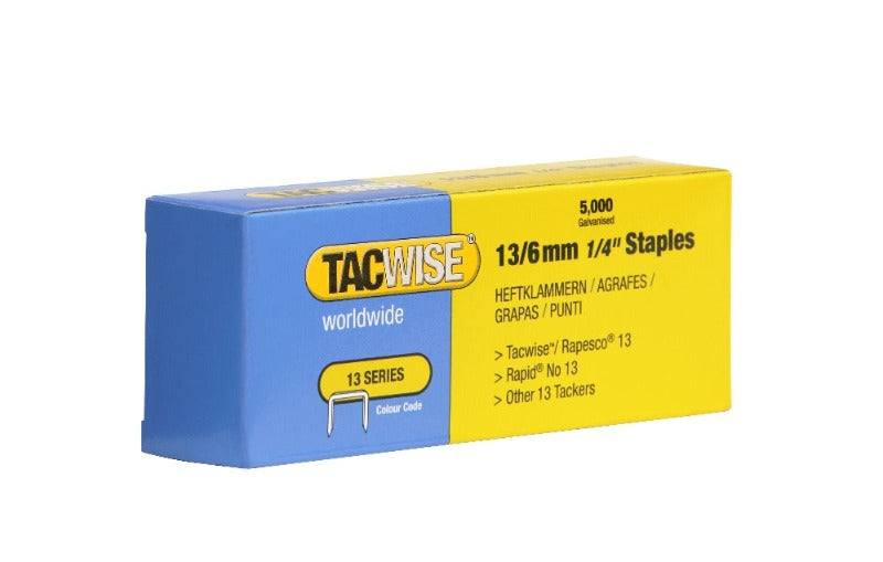 Tacwise 0233 Type 13/6mm Premium Quality Staples