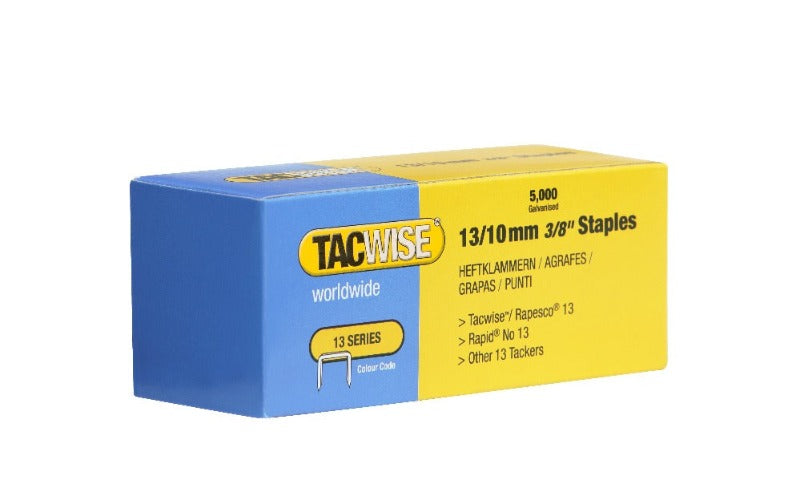 Tacwise 0235 Type 13/10mm Premium quality Staples