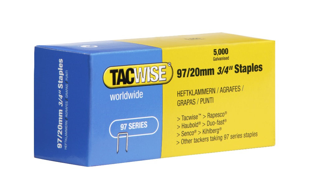 Tacwise 0304 97/20 Staples Carton of 10 Packets
