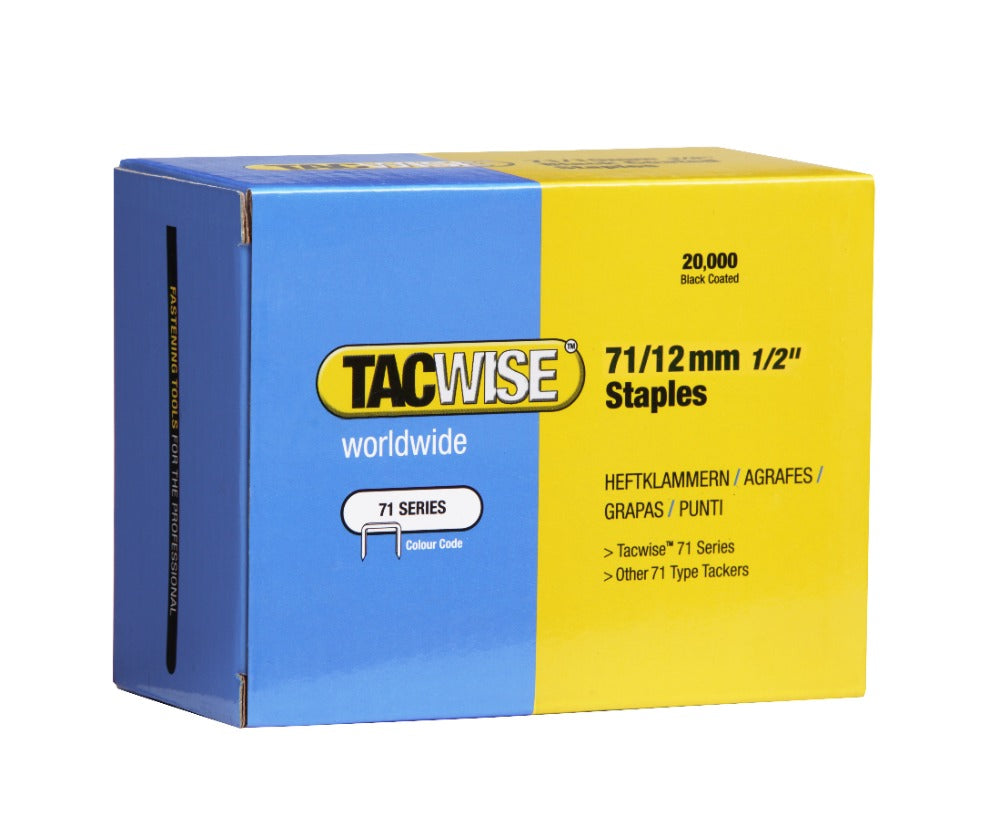 Tacwise 0370 Upholstery Staple 71/12