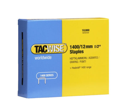 Tacwise 1400/12mm collated staples box, 10,000 count