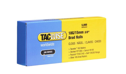 Tacwise 0394 18/15 Brads Pkt 5,000