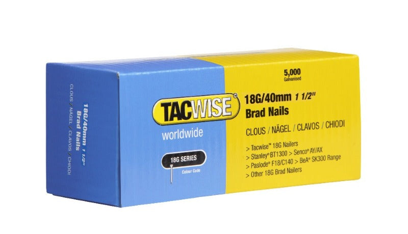 Tacwise 0400 Brads 18/40mm