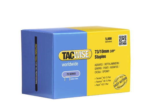 Tacwise 0456 Type 73/10mm Stainless Steel Staples