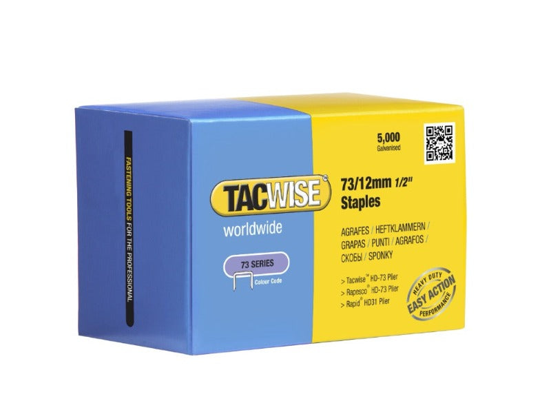 Tacwise  0457 Type 73/12mm Stainless Steel Staples
