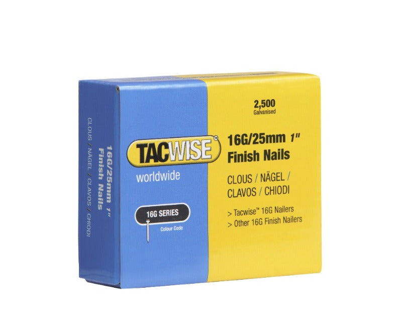 Tacwise 0666 Brads 16/25mm