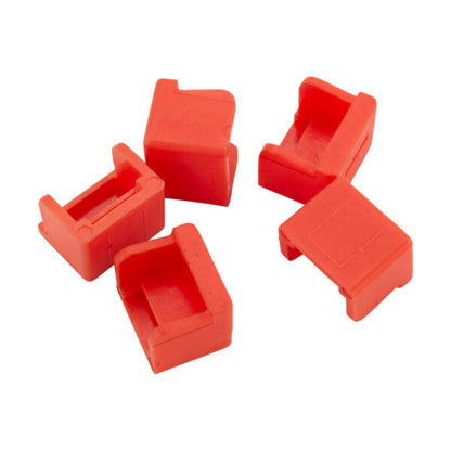 A set of red replacement nose pieces for Tacwise 0849 191 model.