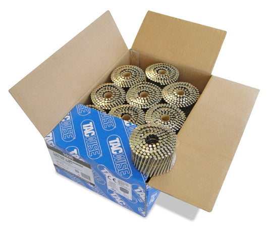 Tacwise 1035 Type 3.3/75mm Extra Galvanised Flat Top Coil Nails