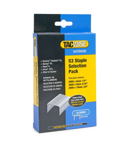 Tacwise 1095 Type 53 Staple Selection Pack