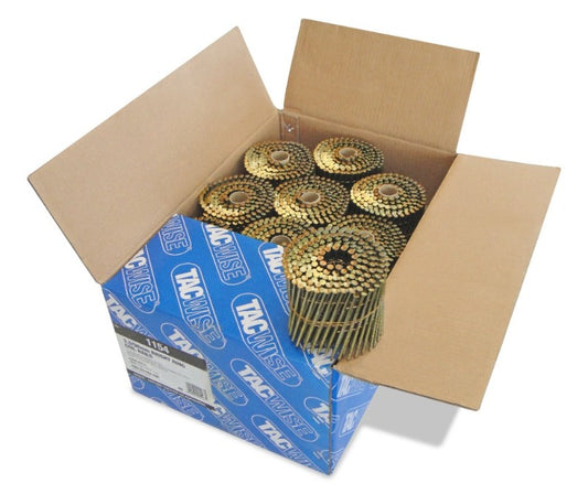 Tacwise 1154 Type 3.3/98mm Bright Flat Top Coil Nails