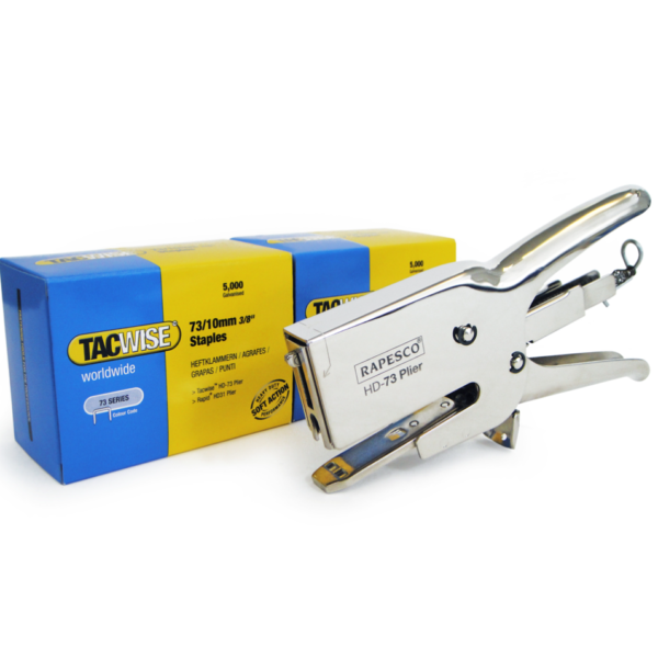 Tacwise 1213 Rapesco® HD-73 Plier & 10,000 Tacwise 73/10mm Staples