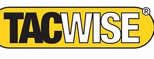 TACWISE logo on yellow and black label