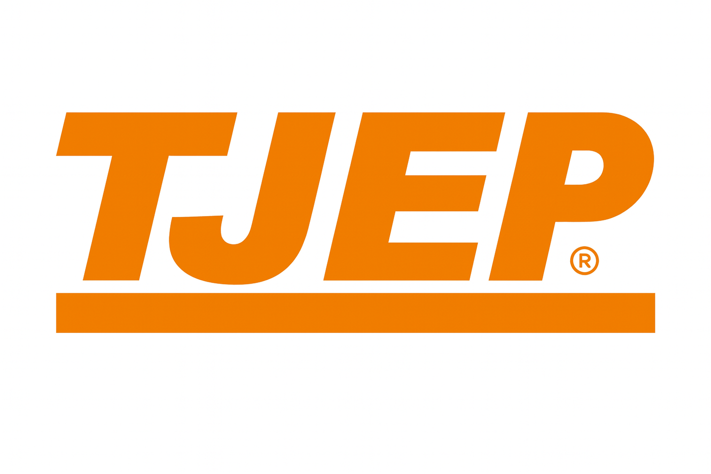 TJEP logo in orange letters