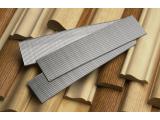 Close‑up of Senco 18 gauge brad nails with smooth galvanised finish