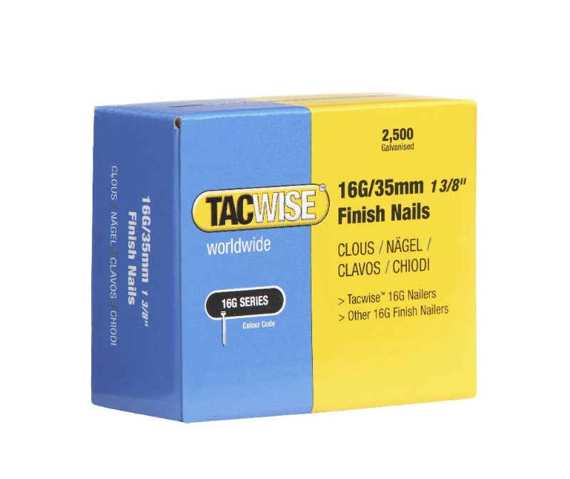 Tacwise 0295 Finish Nails 16/35mm