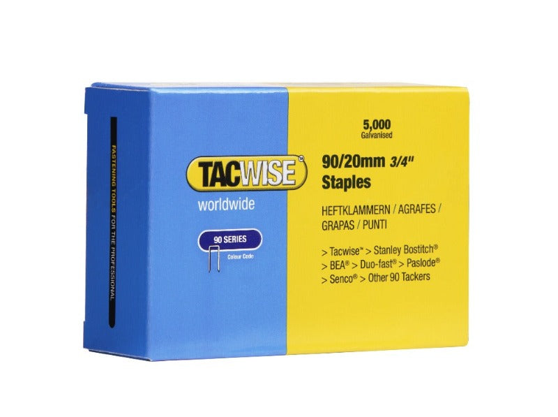 Tacwise 0307 90/20 Staples 20mm Staples