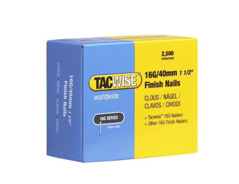 Tacwise 0319 Brads 16/40mm