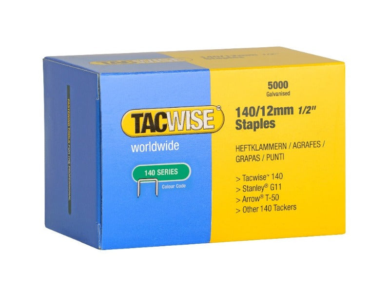 Tacwise 0343 Hammer Tacker Staples 140/12