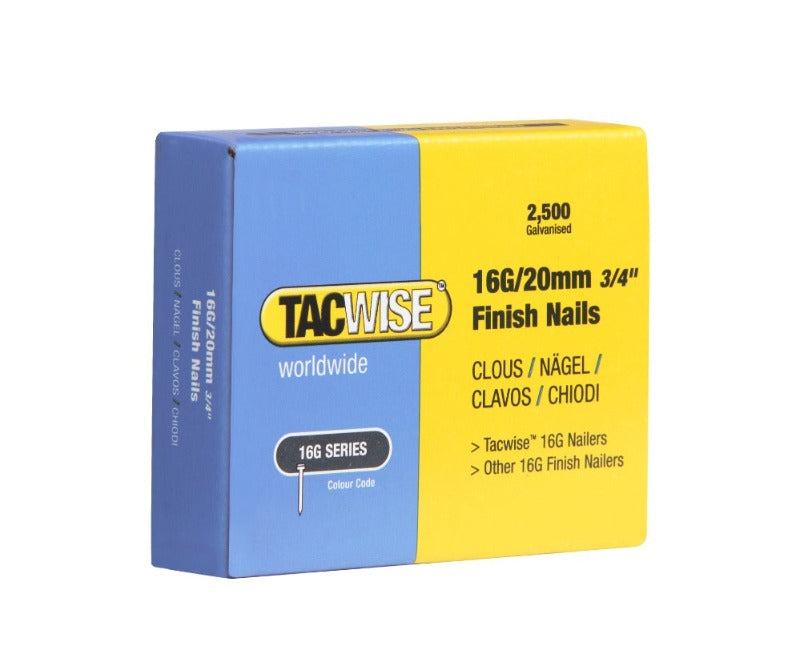 Tacwise 0665 Brads 16/20mm