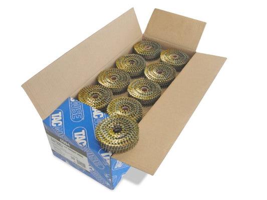 Tacwise 0994 Coil Nails 2.1x35mm FLAT Ring Bright