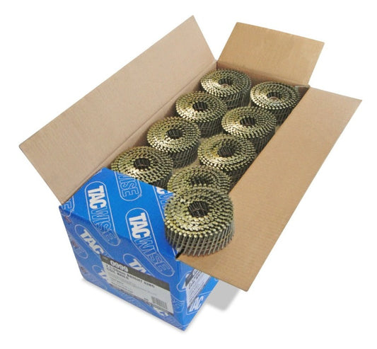 Tacwise 0999 Coil Nails 2.1x50mm FLAT Ring Bright