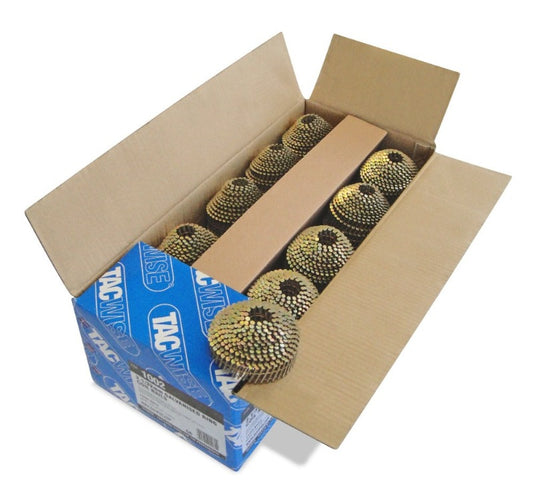 Tacwise 1002 Conical Coil Nails 2.1x32mm Galv Ring