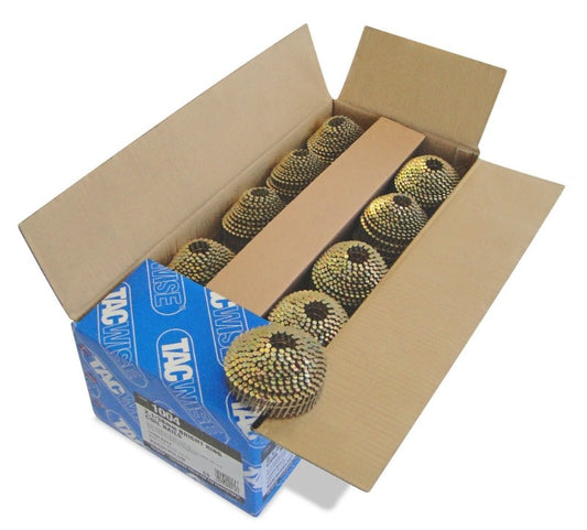 Tacwise 1004 Conical Coil Nails 2.1x38mm Bright Ring