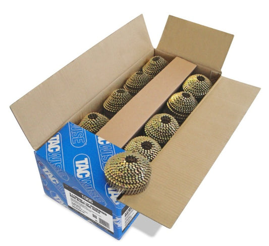 Tacwise 1006 Conical Coil Nails 2.1x38mm Galv Ring Blunt