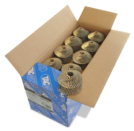 Tacwise 1007 Conical Coil Nails 2.1x45mm Bright Ring